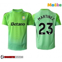 Moške Nogometnih dresov Aston Villa Emiliano Martinez #23 Vratar Gostujoči 2025-26 Kratki rokavi